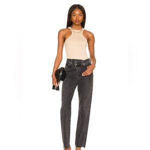 Agolde Criss Cross Black Jeans